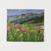 Blumen | Wildblumen Durango, Colorado Wandteppich (Vorderseite (Horizontal))