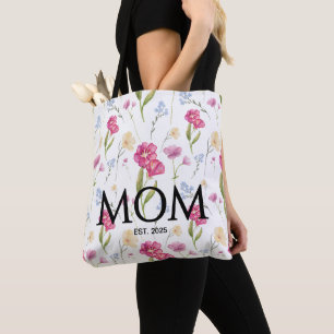 Blumen-Wildblumen-Geschenk für neue Mütter - Mama  Tasche