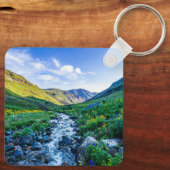 Blumen | Wildblumen in Colorado Schlüsselanhänger (Rückseite)