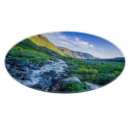 Blumen | Wildblumen in Colorado Schneidebrett (Ecke)