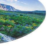 Blumen | Wildblumen in Colorado Schneidebrett (Ecke)