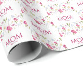 Blumen-Wildblumen-Mama Etabliert Geschenkpapier (Rolleneckpunkt)