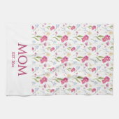 Blumen-Wildblumen-Mama Etabliert  Geschirrtuch (Horizontal)