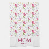 Blumen-Wildblumen-Mama Etabliert  Geschirrtuch (Vertikal)