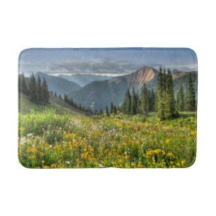 Blumen Wildblumen Silverton Colorado Badematte