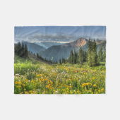 Blumen | Wildblumen Silverton Colorado Fleecedecke (Vorderseite (Horizontal))