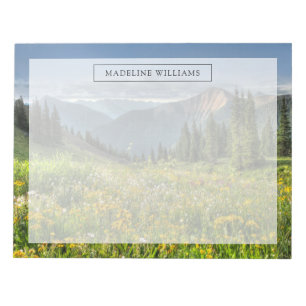 Blumen Wildblumen Silverton Colorado Notizblock