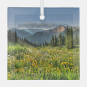 Blumen | Wildblumen Silverton Colorado Ornament Aus Glas (Vorderseite)