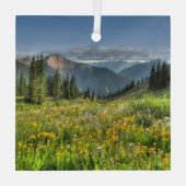 Blumen | Wildblumen Silverton Colorado Ornament Aus Glas (Rückseite)