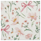 Blumen wilde Pink Schleifen Stoff (Muster)