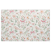 Blumen wilde Pink Schleifen Stoff (Fat Quarter (45,7 x 55,9 cm))