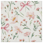 Blumen wilde rosa Schleifen Stoff (Nahaufnahme)