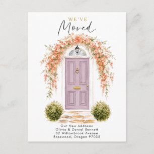Blumen Willkommen Zuhause Neue Adresse Postkarte