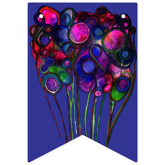 Blumen Wimpelkette (Zweite Fahne)