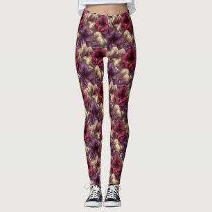 Blumen Workout Kleidung Amaryllis Blütenblatt Vale Leggings