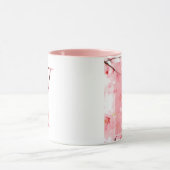 Blumen-Y-Anfangstasse | Personalisierter Name & Ei Tasse (Zentrum)