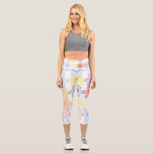 Blumen Zazzle_Growshop. Capri Leggings