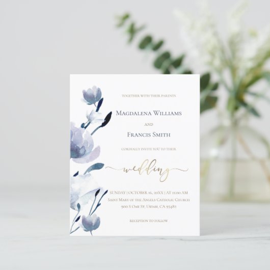 Blumen zu günstigen Hochzeiten (Stehend Vorderseite)