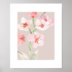 BLUMEN ZUHAUSE WALL ART POSTER