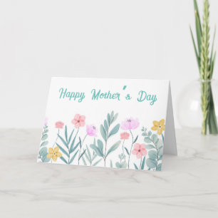 Blumen zum Muttertag Karte