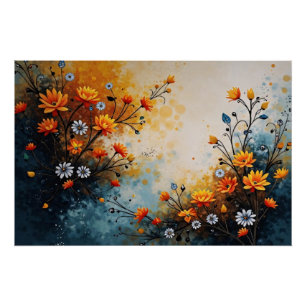 Blumen zur Feier Poster