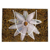 "Blumen zur Schau" (Groß) Geschenktasche Große Geschenktüte (Rückseite)