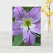 Blumenadern Muttertags-Karte Karte (Gelbe Blume)
