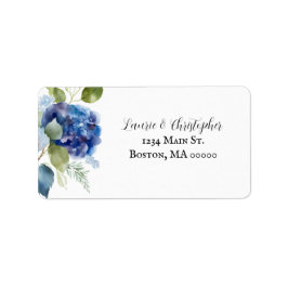 Blumenadressen für Hochzeiten Adressaufkleber