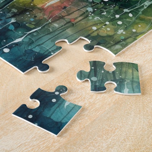 Blumenalkohol-Collage Puzzle (Seite)