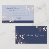 Blumenalter Hochzeitstisch mit Sitzplätzen Platzkarte (Vorne/Hinten)