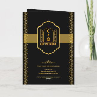 "Blumenangebot" - Botanische Hand & Blüte Karte