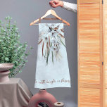 Blumenangebot für helle und luftige Blume Schürze<br><div class="desc">Ein wunderschön helles und luftiges Blumenstrauß in Aquarellfarben in hellbeige, cremefarbenen und goldfarbenen Kaskaden von der Spitze dieser Natur inspiriertes Design. Es hat ein zeitloses Zitat von Emerson: "Die Welt lacht in Blume." Diese Schürze ist eine wunderbare Wahl für Gärtner und Naturfreunde. Es ist auch eine großartige Wahl für diejenigen,...</div>
