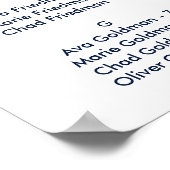 Blumenanker | Alphabetische Übersicht für den Herb Poster (Ecke)