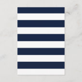 Blumenanker | Navy Autumn Details Insert Card (Rückseite)