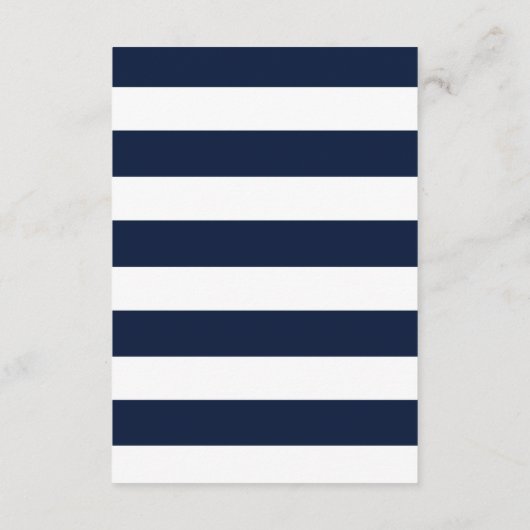 Blumenanker | Navy Summer Details Insert Card (Rückseite)