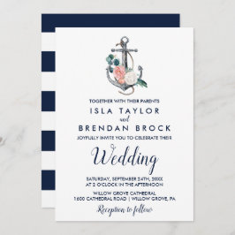 Blumenanker | Sommerhochzeit Einladung