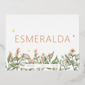 Blumenankündigung für Pächter Postkarte (Vorderseite)