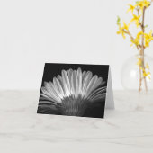 Blumenanmerkungs-Karte des silbernen Karte (Gelbe Blume)