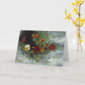 Blumenanmerkungskarte Karte (Gelbe Blume)