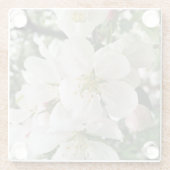 Blumenapfel Glasuntersetzer (Rückseite)