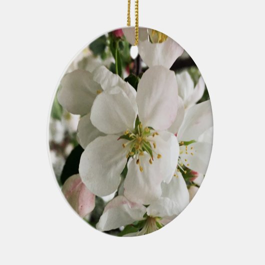 Blumenapfel Keramik Ornament (Rechts)