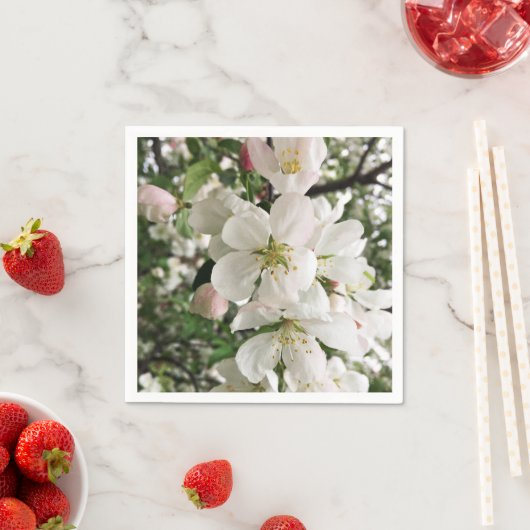 Blumenapfel Serviette (Beispiel)