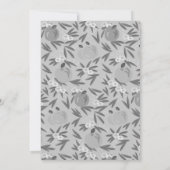 Blumenapplikation Einladung (Rückseite)