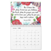 BlumenAquarell-Bibel-Vers-Kalender Kalender (Jan 2026)