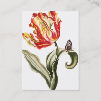 BlumenAquarell der Frühlings-Tulpe-| Visitenkarte