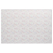 BlumenAquarell-Einhorn-Muster Stoff (Fat Quarter (45,7 x 55,9 cm))