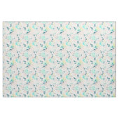 BlumenAquarell-Muster Stoff (Fat Quarter (45,7 x 55,9 cm))