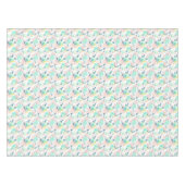 BlumenAquarell-Muster Tischdecke (Vorderseite (Horizontal))