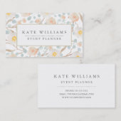 BlumenAquarell-Visitenkarten Visitenkarte (Vorne/Hinten)