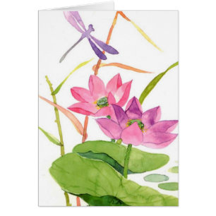BlumenAquarellkarte